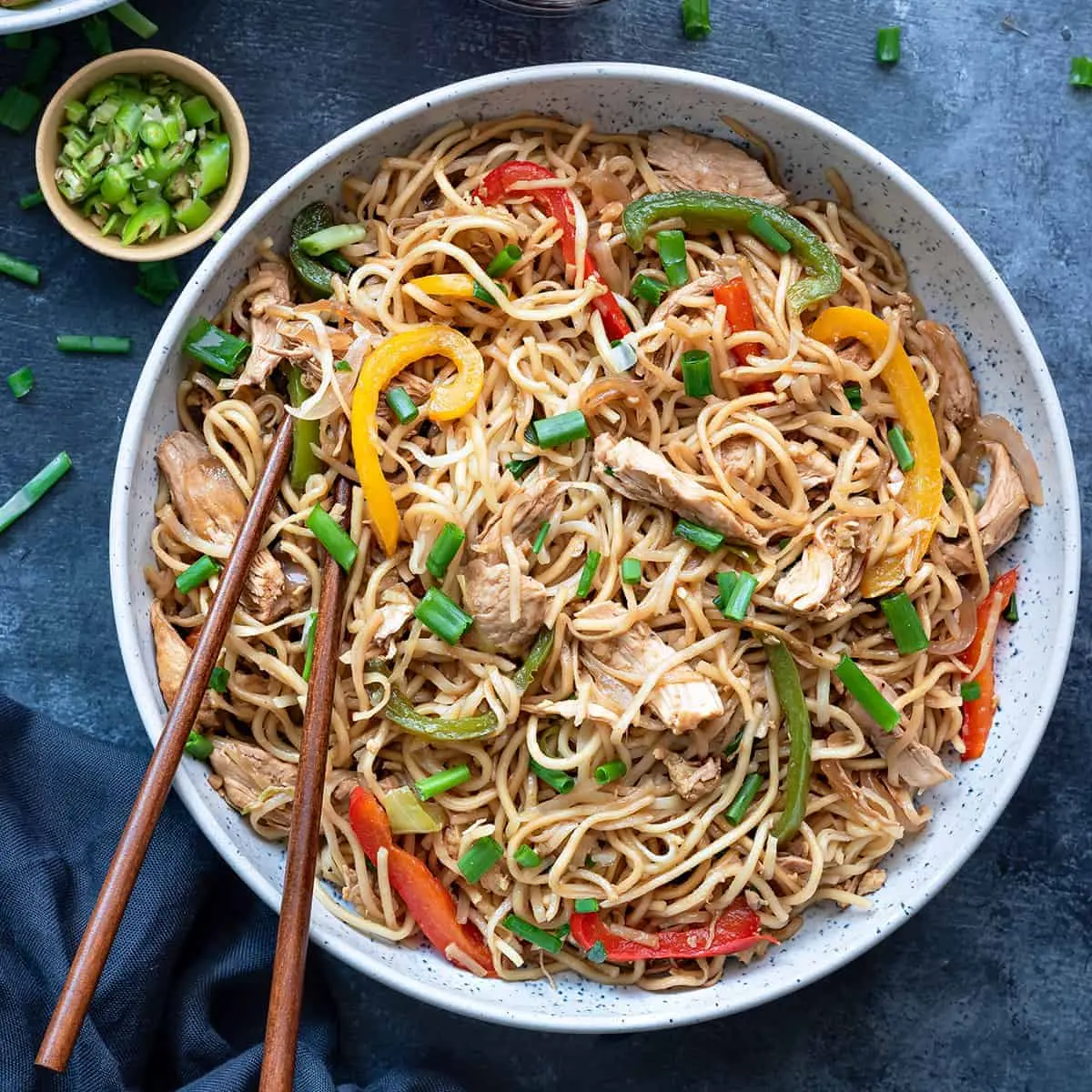 Hakka Noodles at Dillon'z Sweet & Bakery in Edmonton, AB